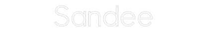 Custom Neon: Sandee