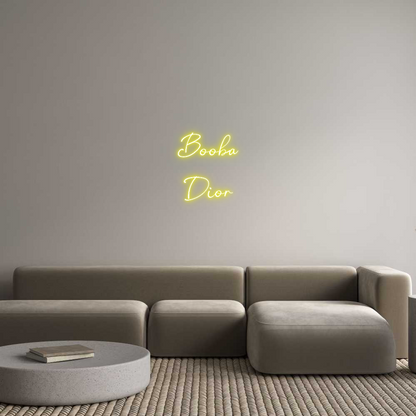 Custom Neon: Booba
Dior