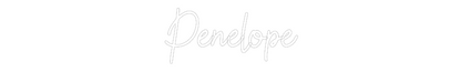Custom Neon: Penelope