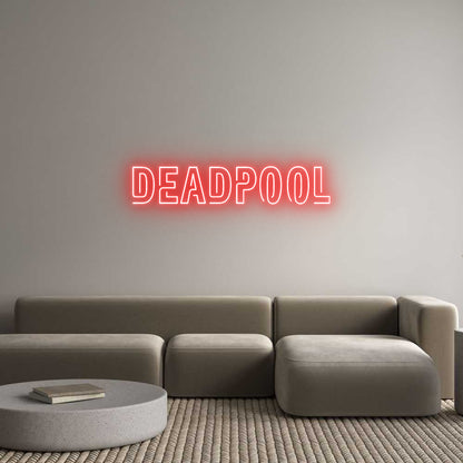 Custom Neon: Deadpool