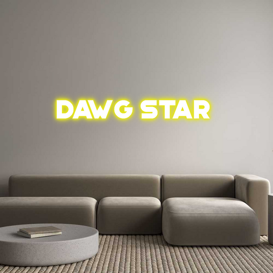 Custom Neon: Dawg Star