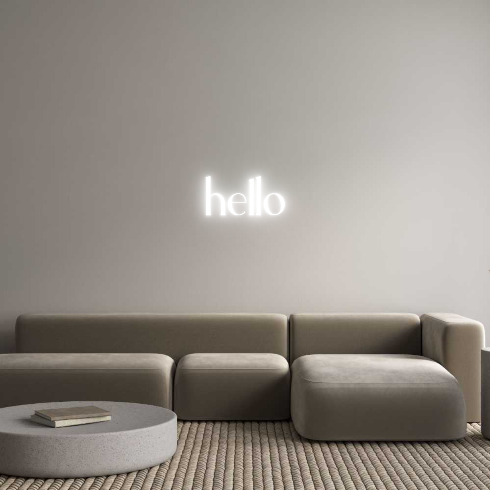 Custom Neon: hello