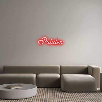 Custom Neon: Patates