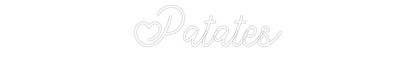 Custom Neon: Patates