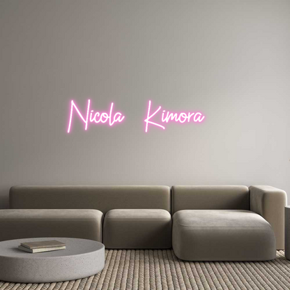 Custom Neon: Nicola Kimora