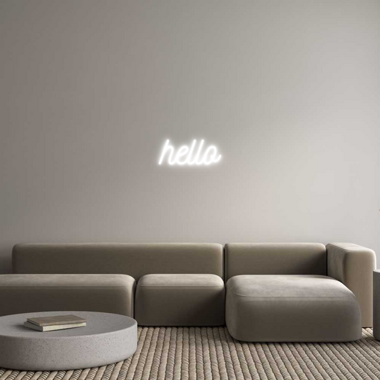 Custom Neon: hello