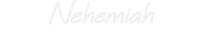Custom Neon: Nehemiah