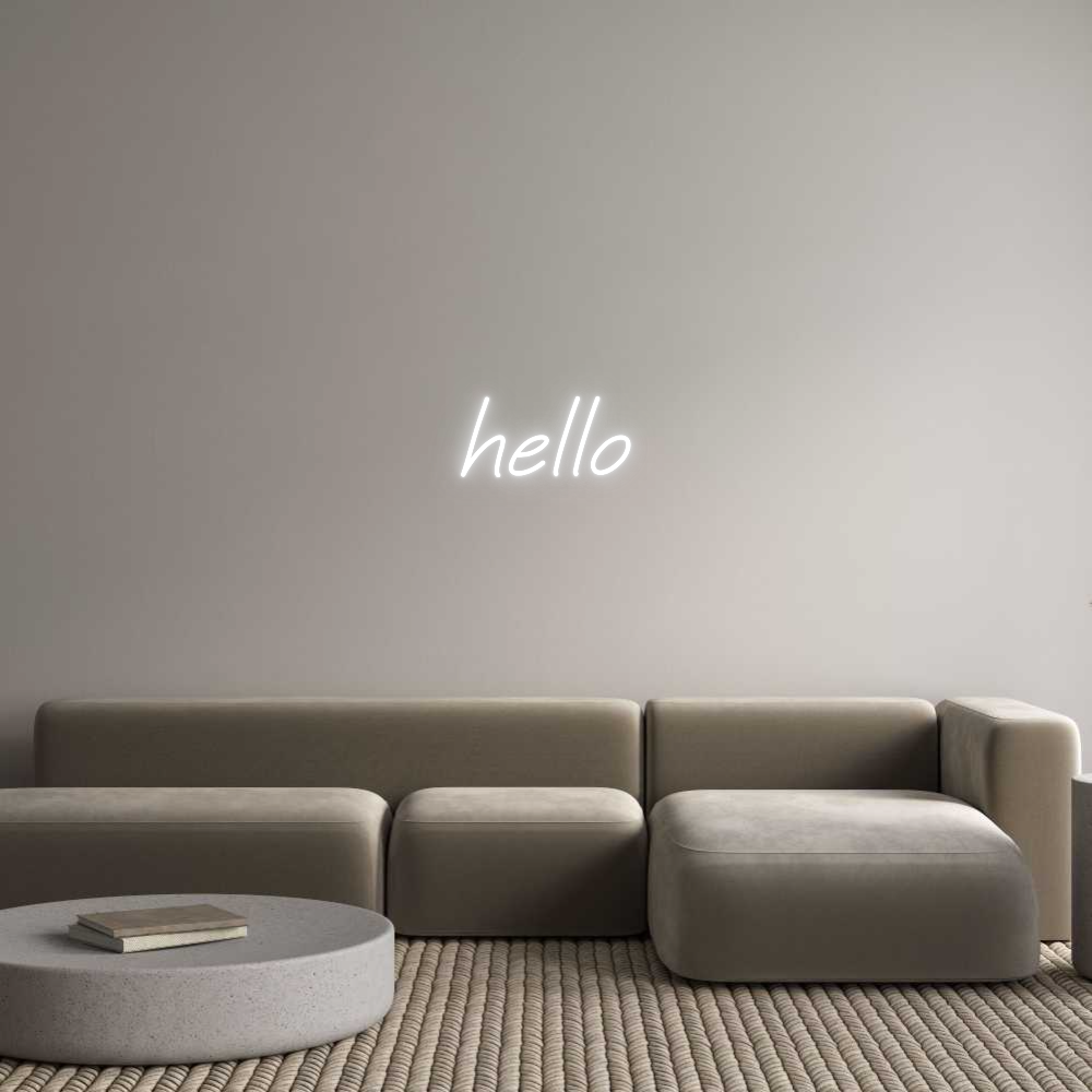 Custom Neon: hello