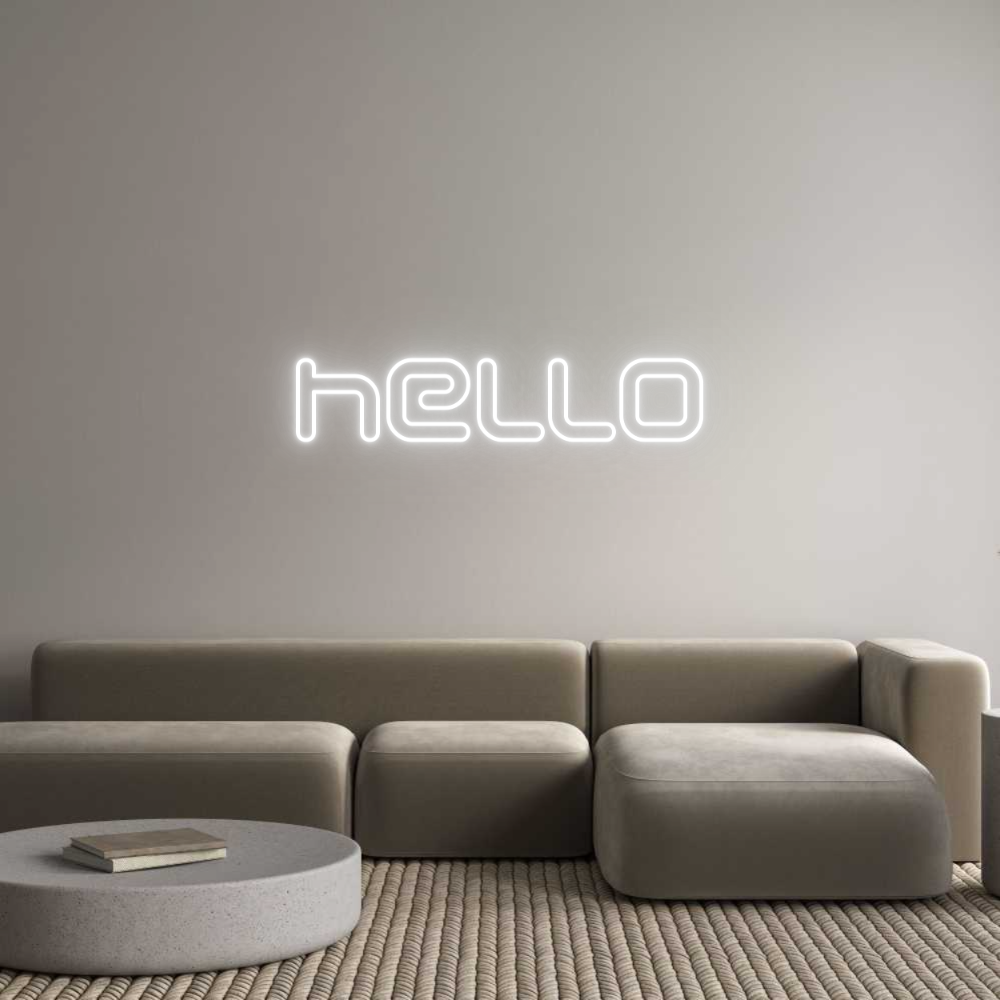 Custom Neon: hello