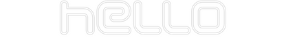 Custom Neon: hello