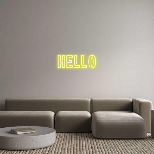 Custom Neon: hello