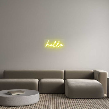 Custom Neon: hello