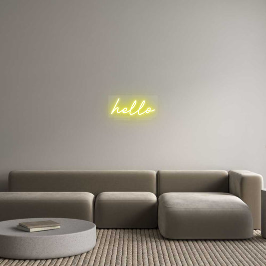 Custom Neon: hello