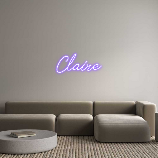 Custom Neon: Claire