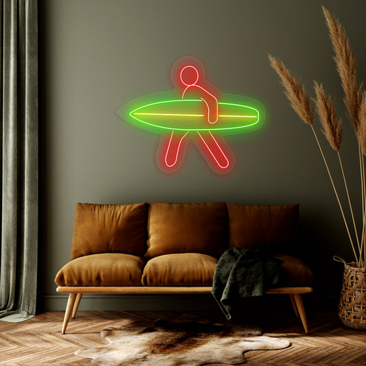 Surfer Neon Sign